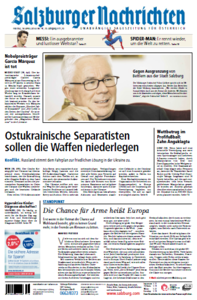 Salzburger Nachrichten, 18.04.2014