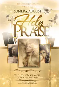 Flyer Template - Holy Praise