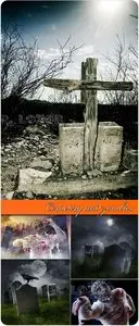 Cemetery and zombies