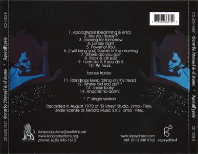 Gerardo Manuel & El Humo - Apocallypsis (1970) [Reissue 2006]