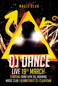Dj Dance Flyer Template