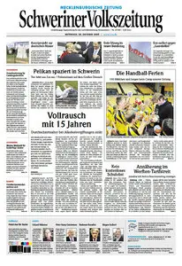 Schweriner Volkszeitung 28.10.2009 (Ausgabe Stadt Schwerin)