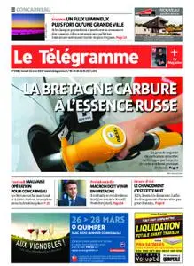 Le Télégramme Concarneau – 26 mars 2022