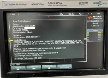 Agilent Keysight InfiniiVision 3000A X-Series