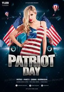 Patriot Day PSD Flyer Template