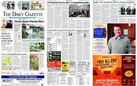 The Daily Gazette – September 21, 2017