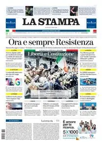 La Stampa Milano - 25 Aprile 2023