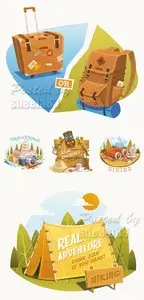 Adventures & Traveling Vector