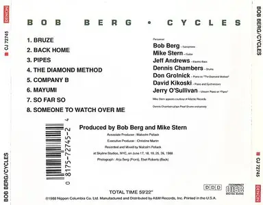 Bob Berg - Cycles (1988) {Denon}