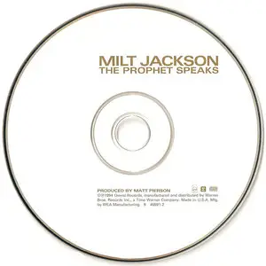 Milt Jackson With Joshua Redman And Joe Williams - The Prophet Speaks (1994)
