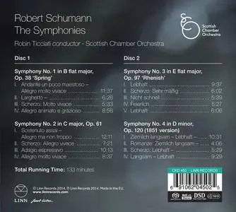 Robin Ticciati, Scottish Chamber Orchestra - Robert Schumann: The Symphonies (2014)