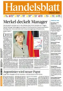 Das Handelsblatt vom 14 Maerz2013