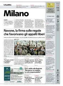 la Repubblica Milano - 11 Aprile 2018