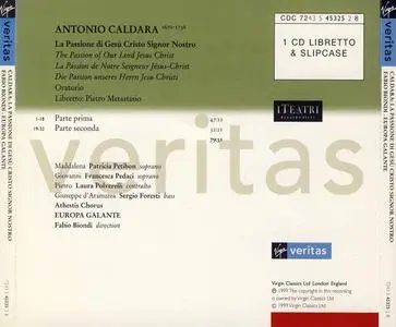 Fabio Biondi, Europa Galante - Antonio Caldara: La Passione di Gesù Cristo Signor Nostro (1999)