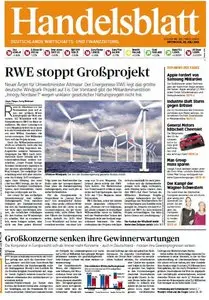 Das Handelsblatt vom 25. Juli 2012