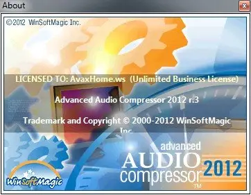 Advanced Audio Compressor 2012.0.2.3