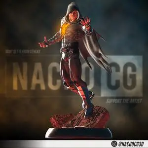 Fan Art Black Adam Statue