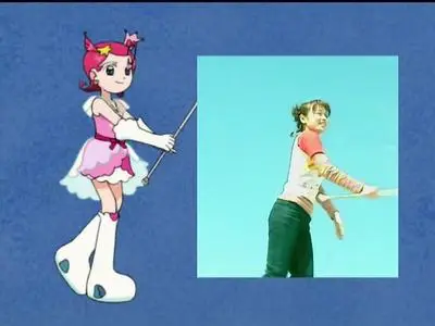 Cosmic Baton Girl Comet-san - NCED 2 (baton twirling mp4