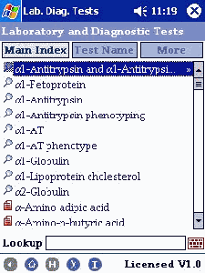 Medic Software for PDA