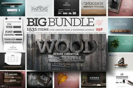 CreativeMarket - Big Bundle Scene Creator +1531 Items