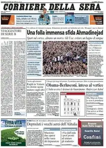 Il Corriere della Sera (16-06-09)