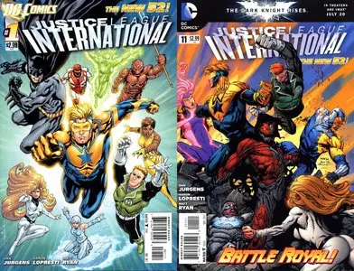 Justice League International #1-12 + Annual (2011-2012) Complete