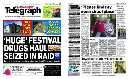 Lancashire Telegraph (Blackburn, Darwen, Hyndburn, Ribble Valley) – July 13, 2019