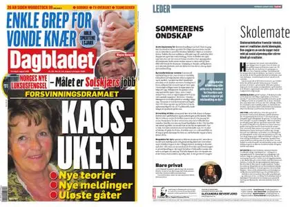 Dagbladet – 08. august 2019