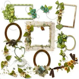 Vignettes and elements set #4