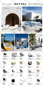 Kettal Furnitures 3D Models collection