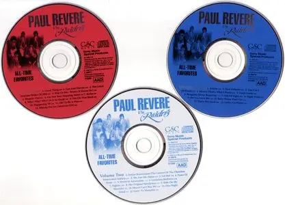 Paul Revere & The Raiders - 36 All-Time Favorites (1998) 3cd *Re-Up*
