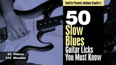 Truefire - 50 Slow Blues Licks You MUST Know with Anthony Stauffer's