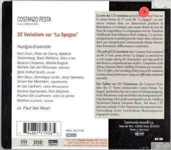 Huelgas Ensemble, Paul van Nevel - Costanzo Festa: La Spagna - 32 Contrapunti (2003)