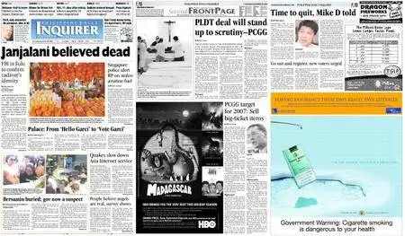 Philippine Daily Inquirer – December 28, 2006
