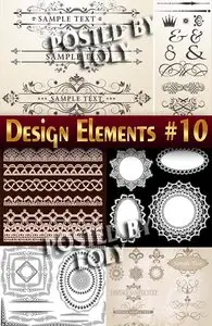 Design elements #10 - Stock Vector