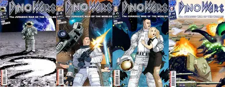 Dinowars:  The Jurassic war of the Worlds #1-4 (of 4) (2006 - 2007) 