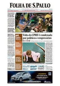 Folha de São Paulo - 29 de agosto de 2015 - Sexta