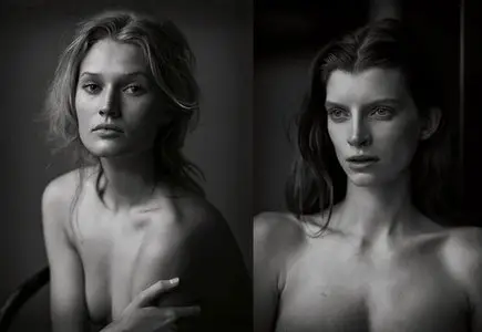 The Naked Truth by Peter Lindbergh for Vogue Germany June 2012