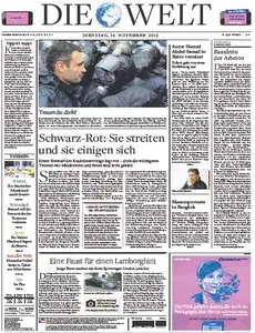 Die Welt vom 26 November 2013