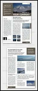 GraphicRiver Newsletter Template (4 Pages - Adjustable)