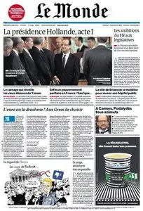 Le Monde et Supplément du Mercredi 23 Mai 2012
