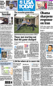 USA Today 25 June 2009