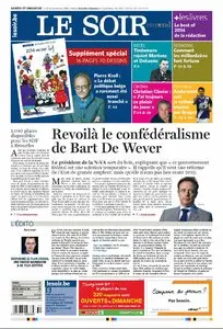 Le Soir du 27 28 Décembre 2014