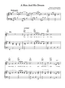 A Man And His Dream - Bing Crosby (Piano-Vocal-Guitar (Piano Accompaniment))