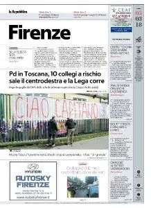 la Repubblica Firenze - 5 Marzo 2018