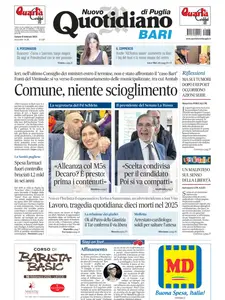 Quotidiano di Puglia Bari - 8 Febbraio 2025