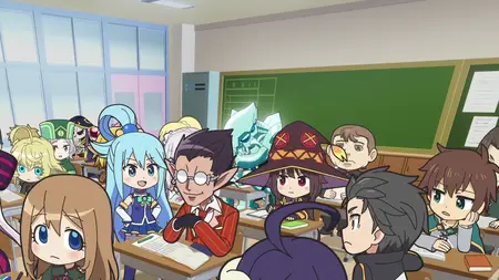 Isekai Quartet S03E01 Come Together School Life
