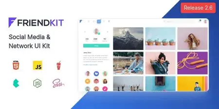 EE - Themeforest - Friendkit - Social Media UI Kit 24621825 v2.6.3