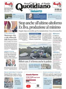 Quotidiano di Puglia Taranto - 1 Novembre 2025