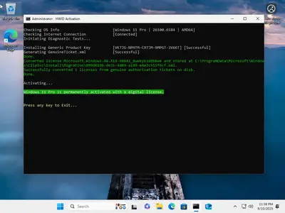 Windows 11 Pro 24H2 Build 26100.6584 (No TPM Required) Preactivated Multilingual September 2025